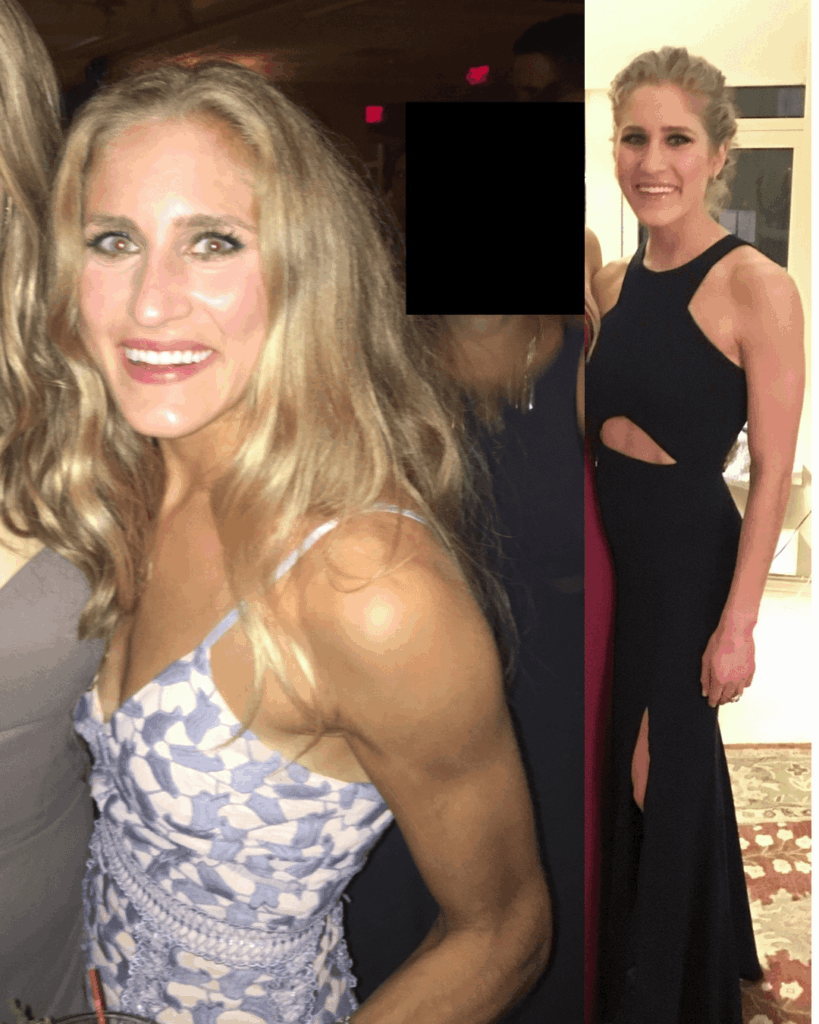 Thin woman navigating weight changes. 